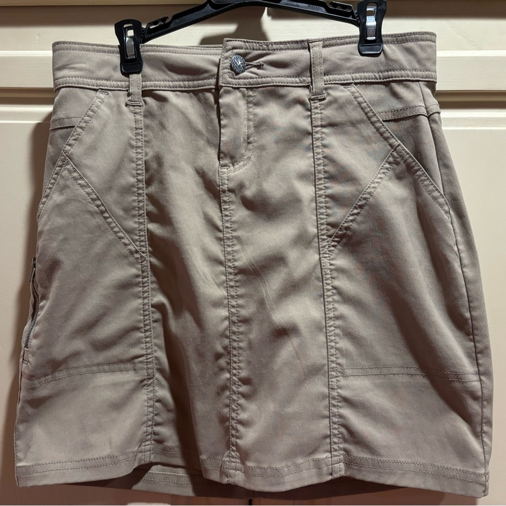 Prana Beige Casual Skirt